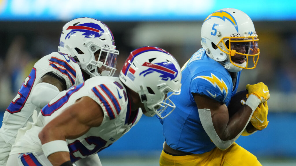 Los Angeles Chargers wide receiver Joshua Palmer