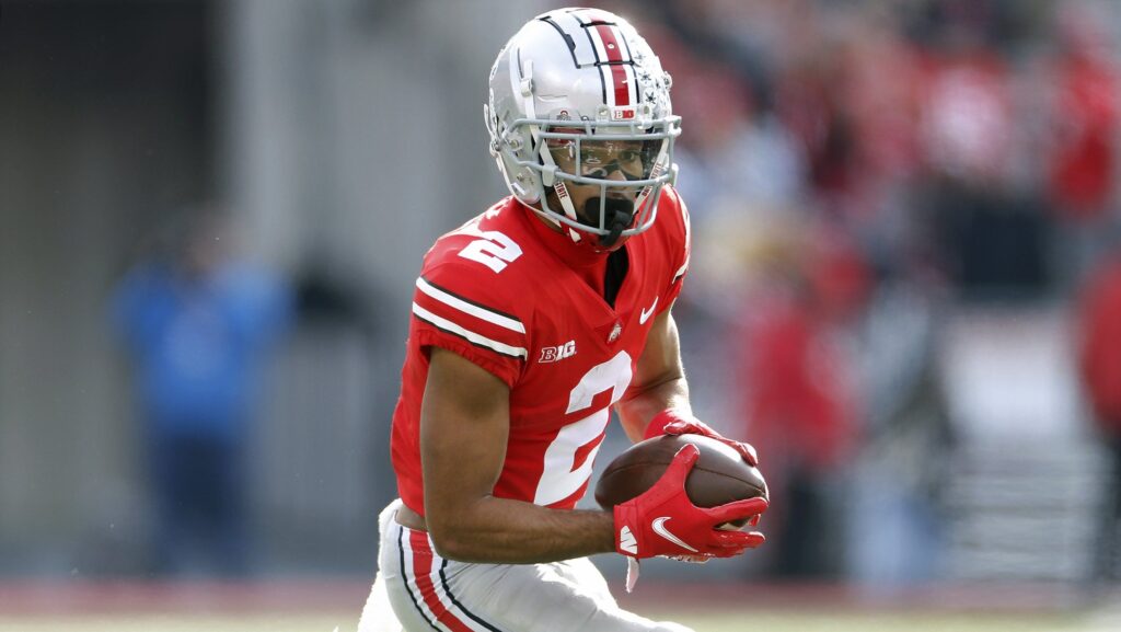 Ohio State wide receiver Chris Olave