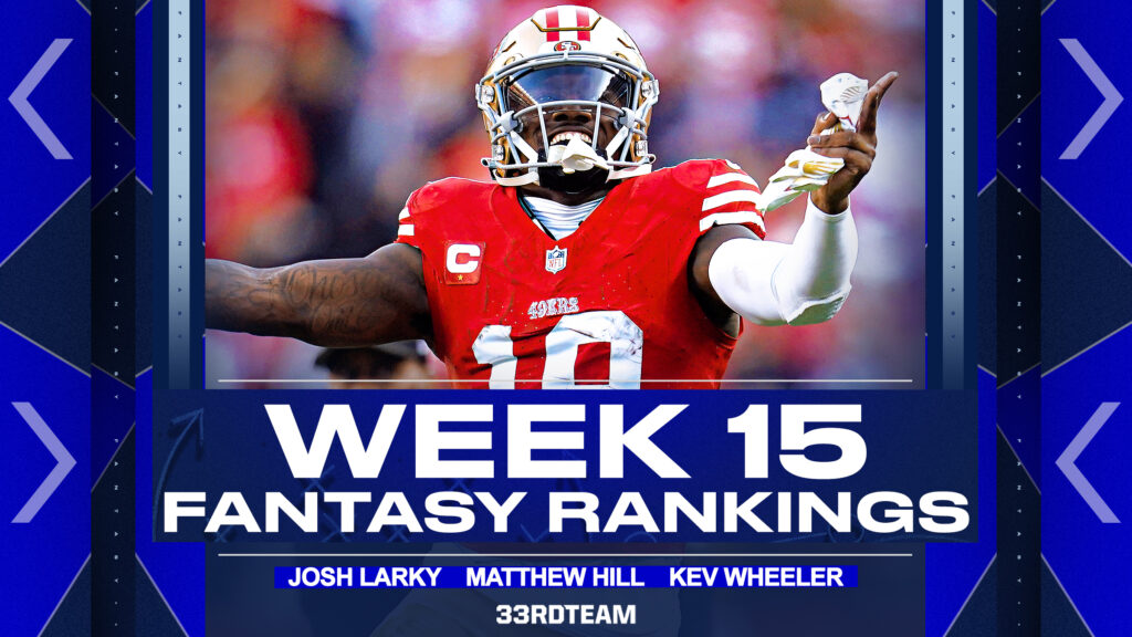 Week 15 fantasy rankings discount
