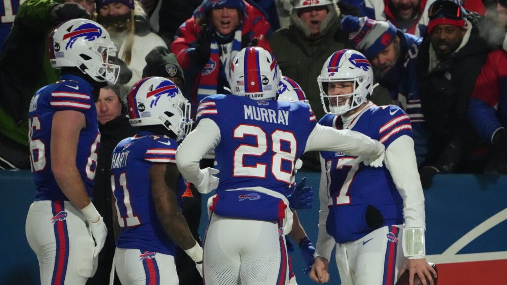 Buffalo Bills celebrate TD vs. Bucaneers