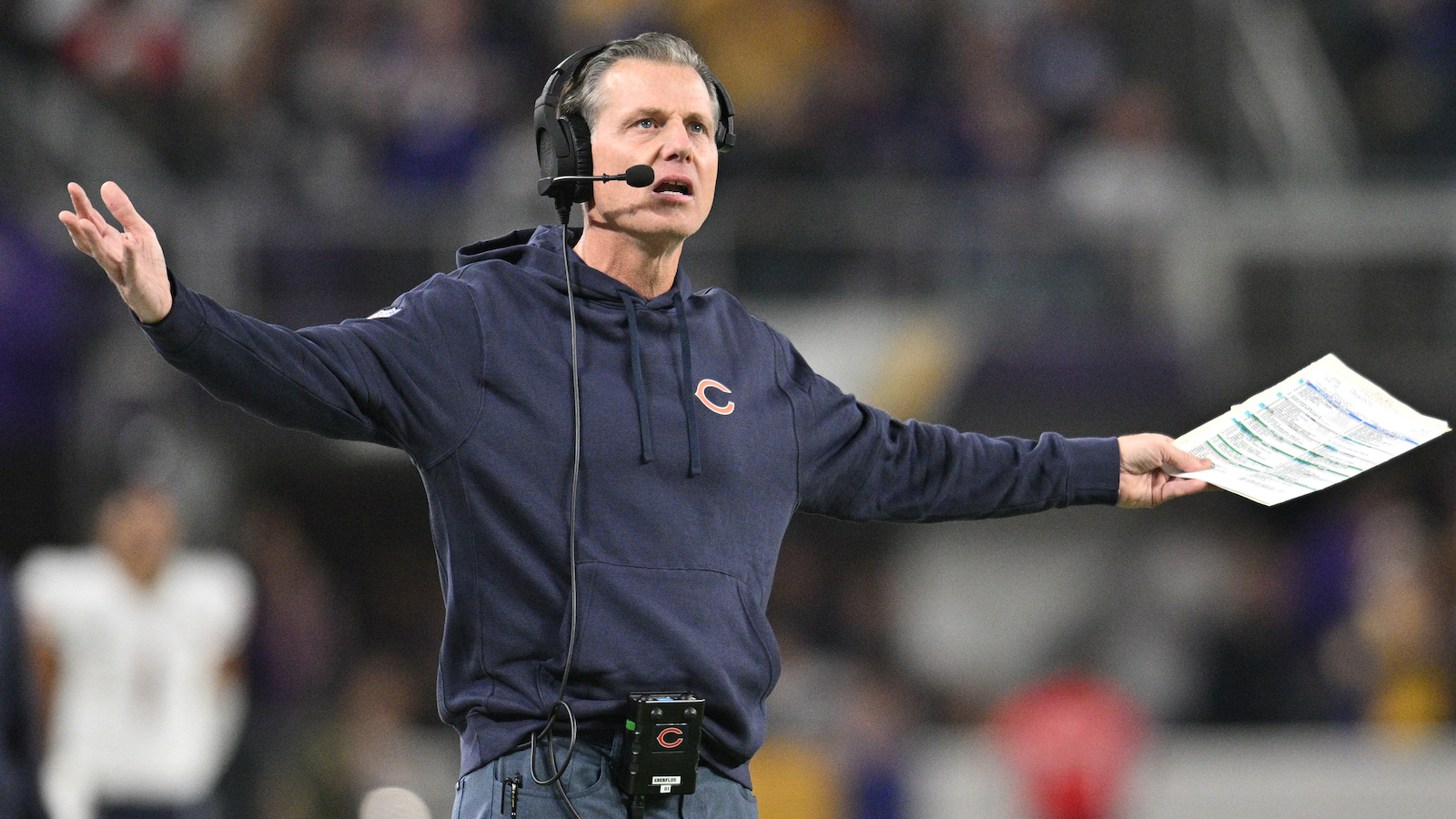 Chicago Bears coach Matt Eberflus