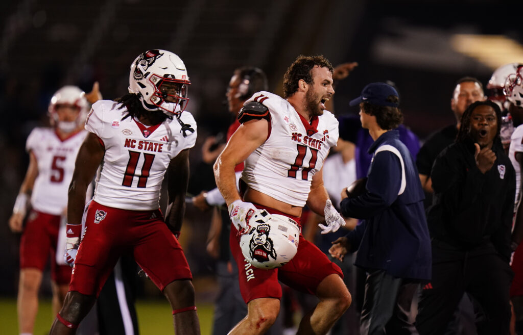 Payton Wilson celebrates with his team