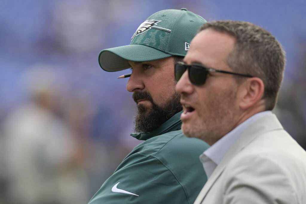 Matt Patricia and Howie Roseman