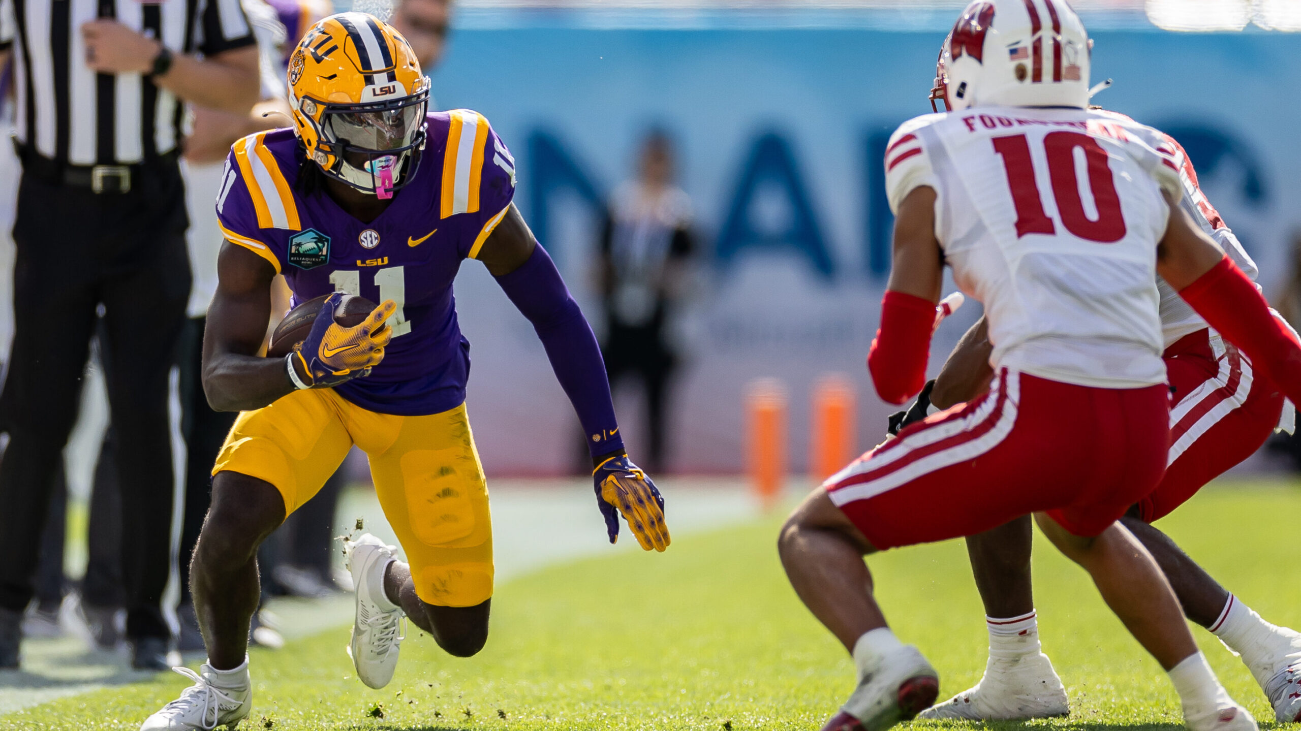 LSU Tigers wide receiver Brian Thomas Jr. 