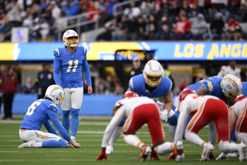 Los Angeles Chargers place kicker Cameron Dicker
