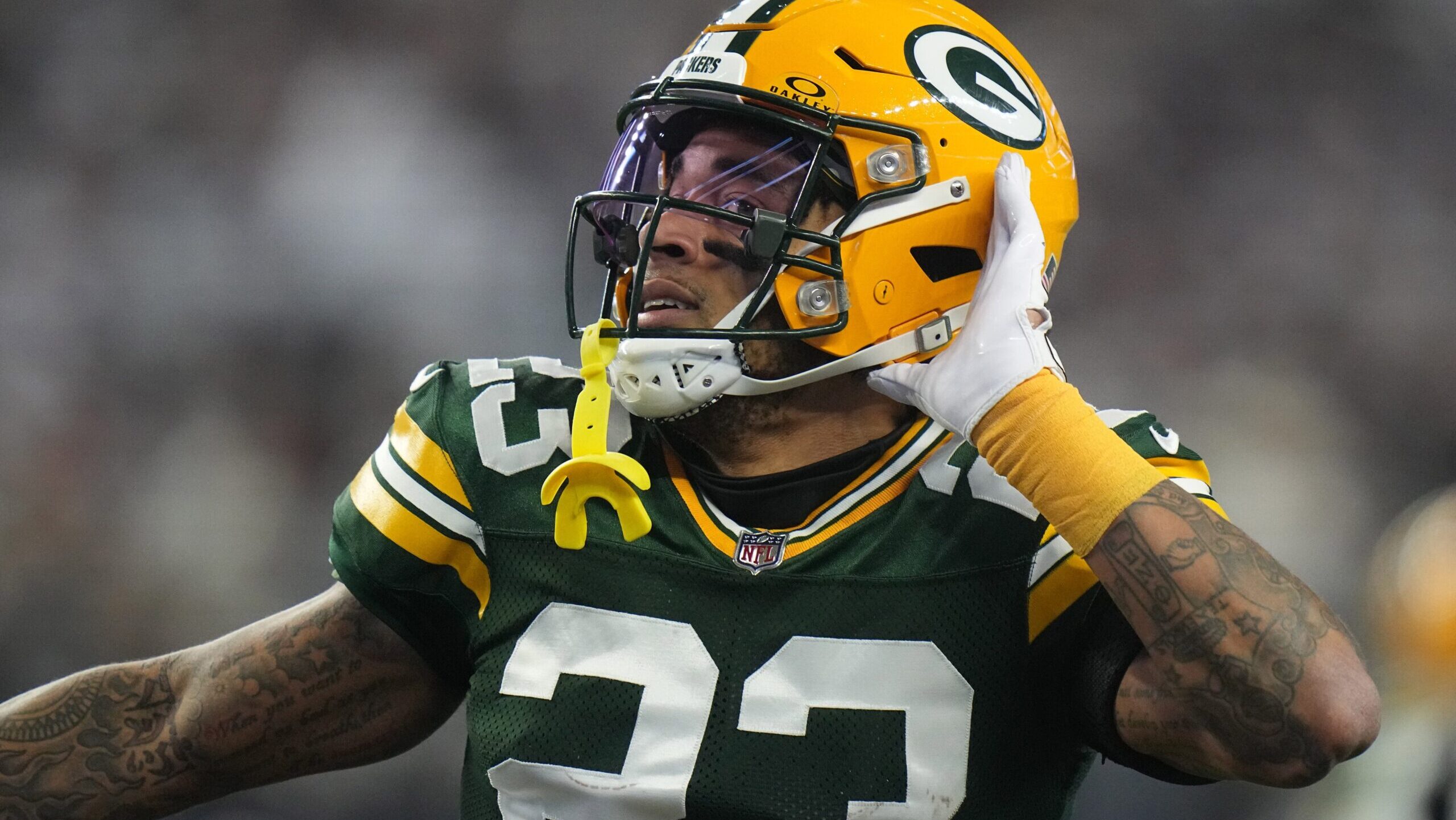 Green Bay Packers cornerback Jaire Alexander