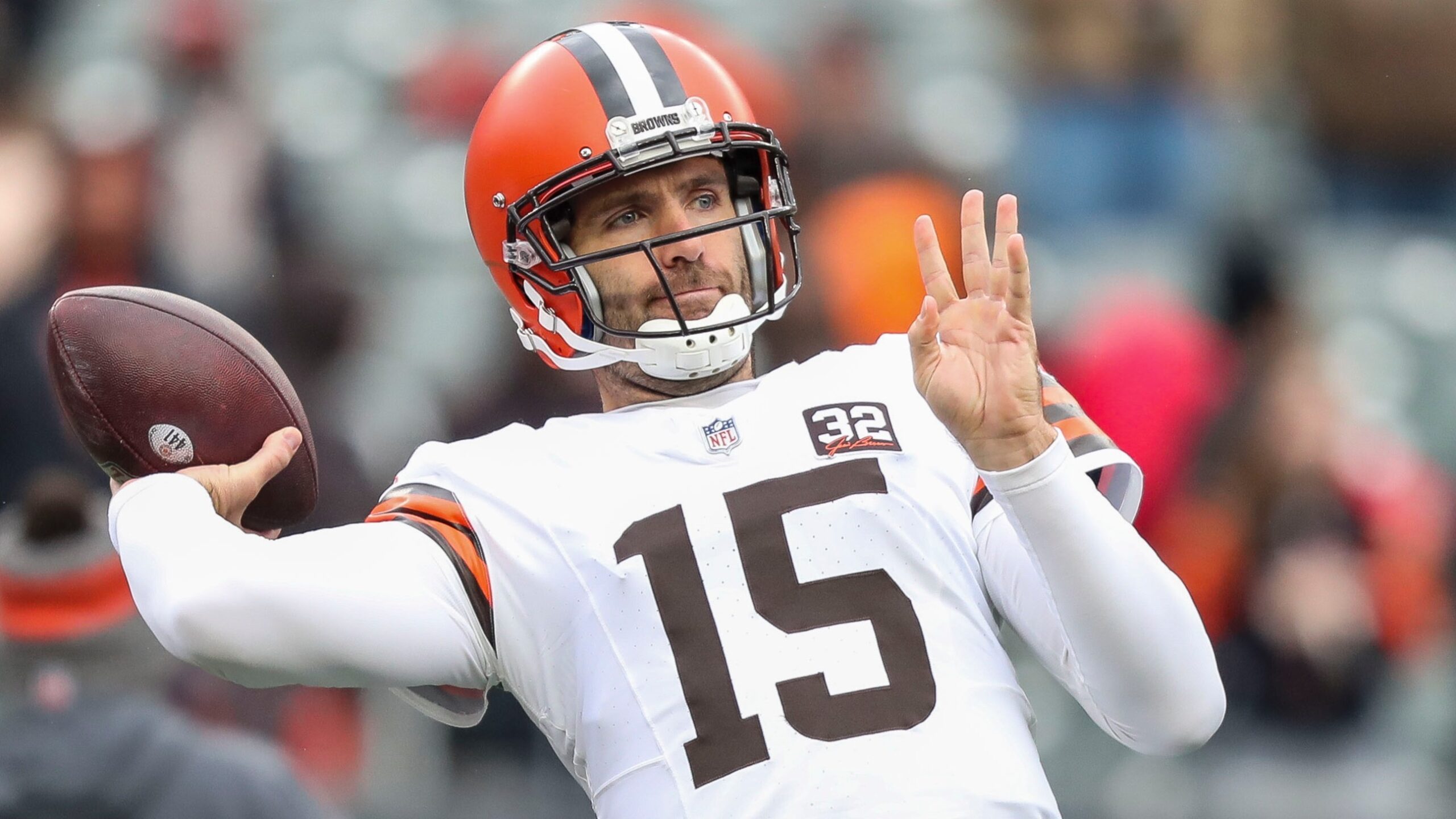 Cleveland Browns quarterback Joe Flacco