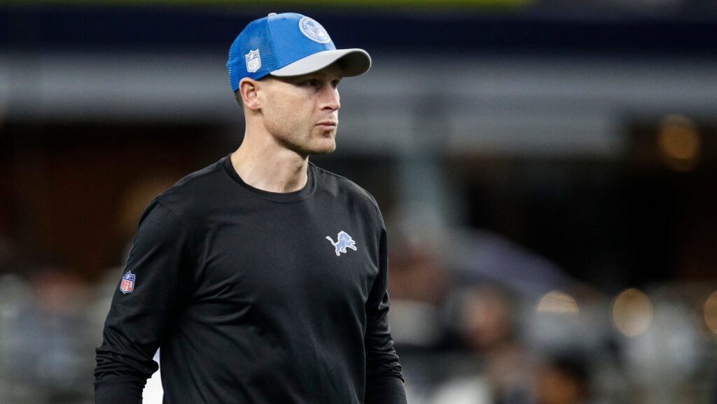 Detroit Lions offensive coordinator Ben Johnson