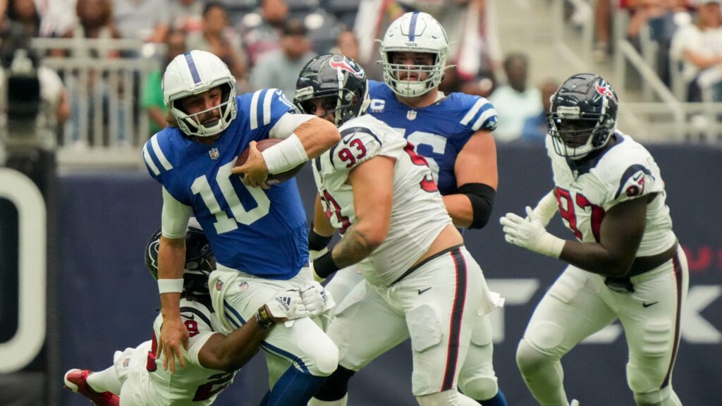 Indianapolis Colts quarterback Gardner Minshew