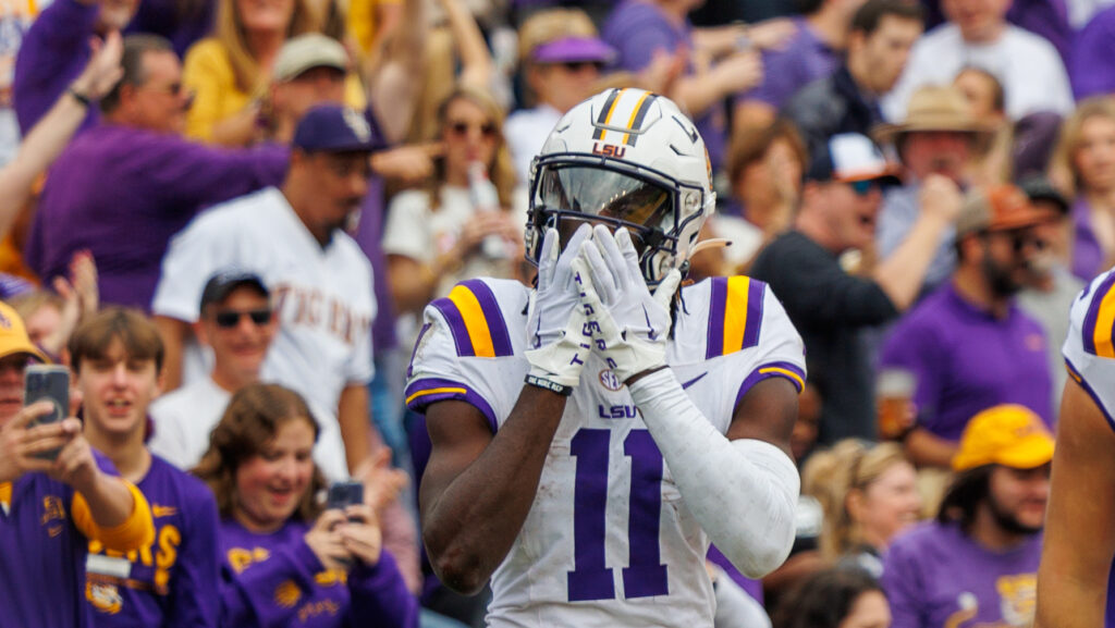 LSU wide receiver Brian Thomas