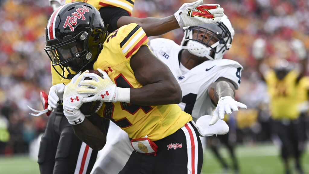 Maryland running back Roman Hemby