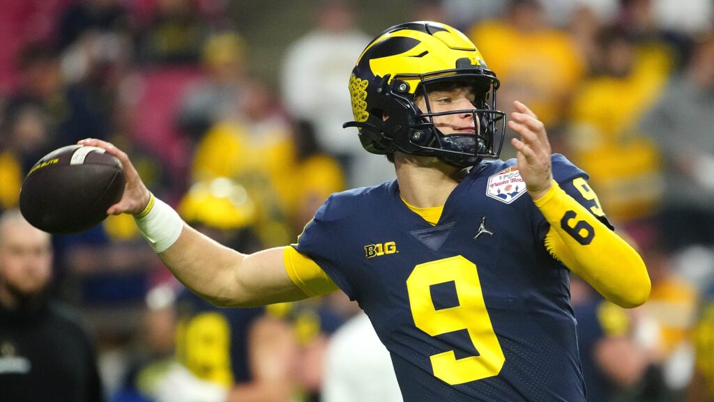 Michigan quarterback J.J. McCarthy