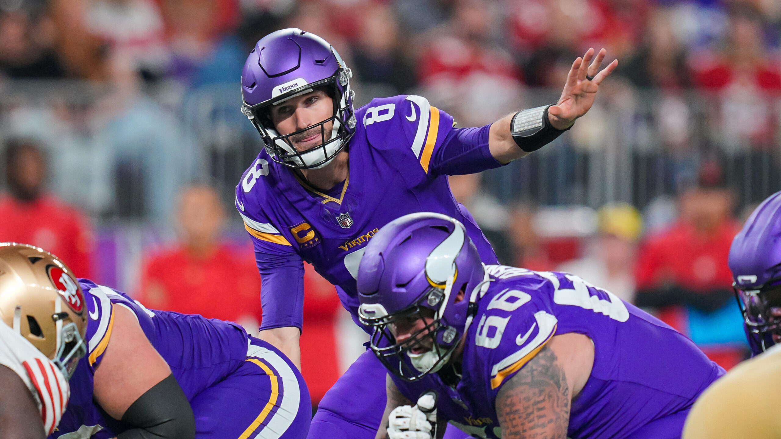 Minnesota Vikings quarterback Kirk Cousins