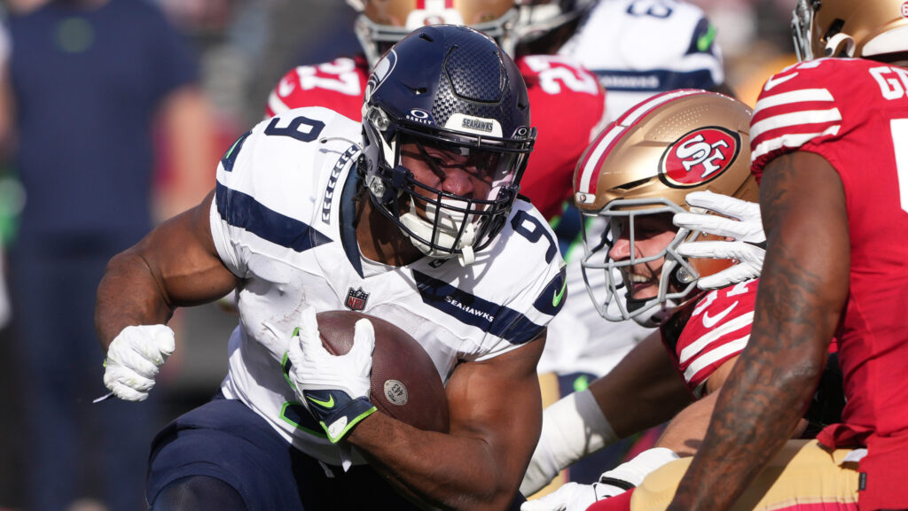 Seattle Seahawks running back Kenneth Walker III