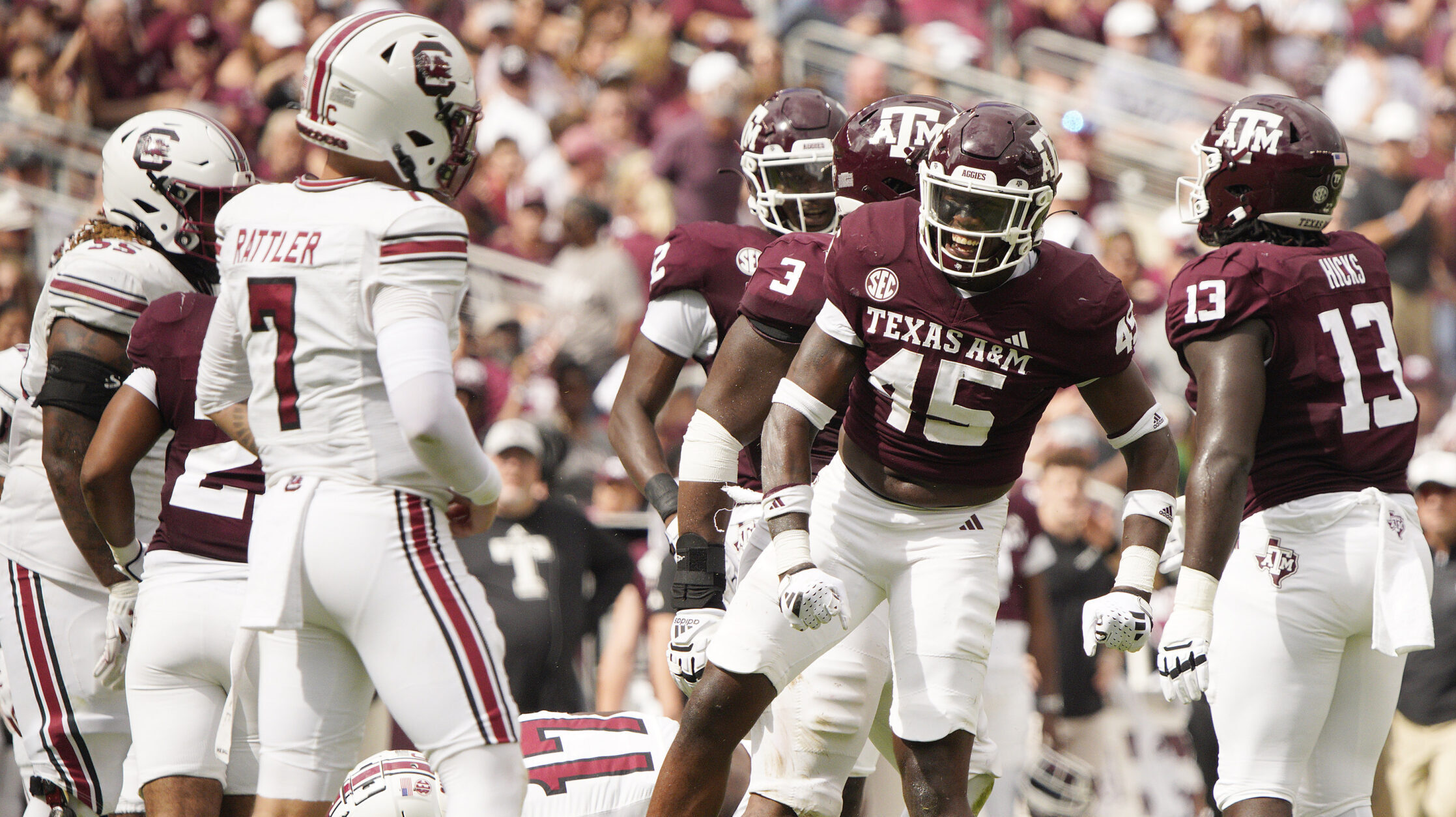 Texas A&M linebacker Edgerrin Cooper