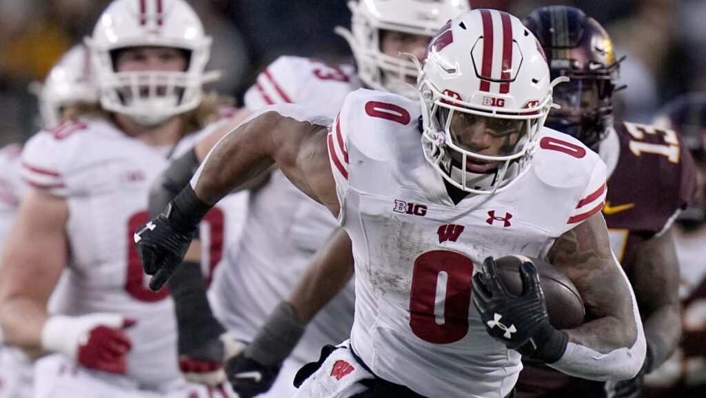 Wisconsin Badgers running back Braelon Allen