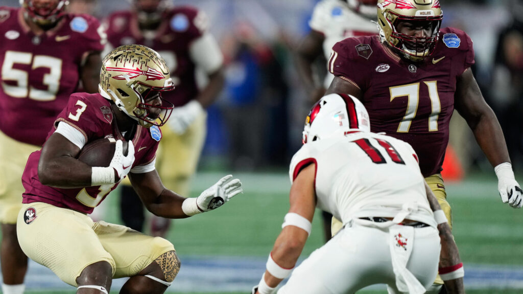 Florida State Seminoles running back Trey Benson