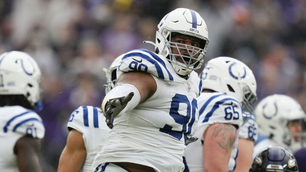 Indianapolis Colts defensive lineman Grover Stewart