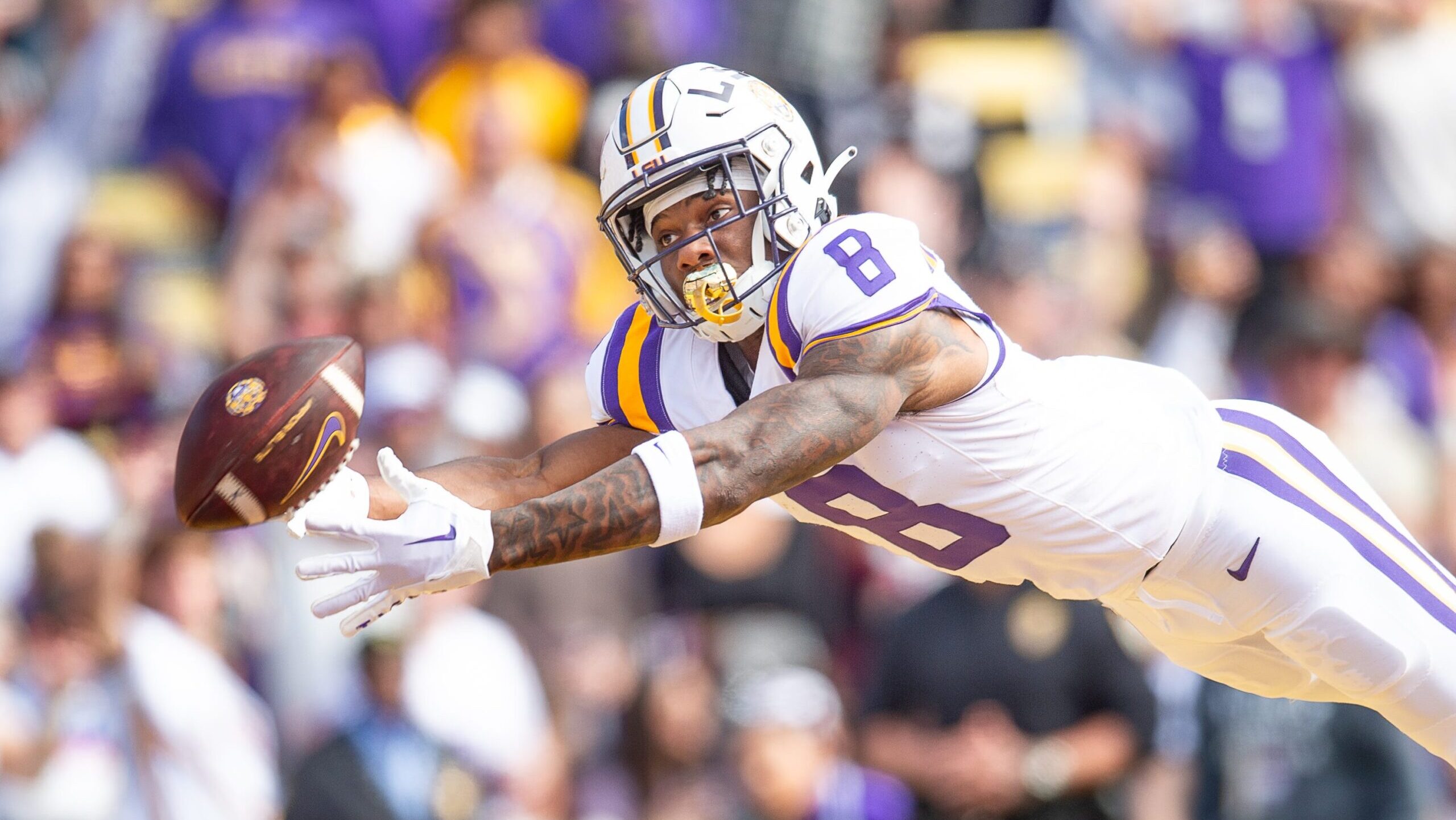 LSU Tigers wide receiver Malik Nabers