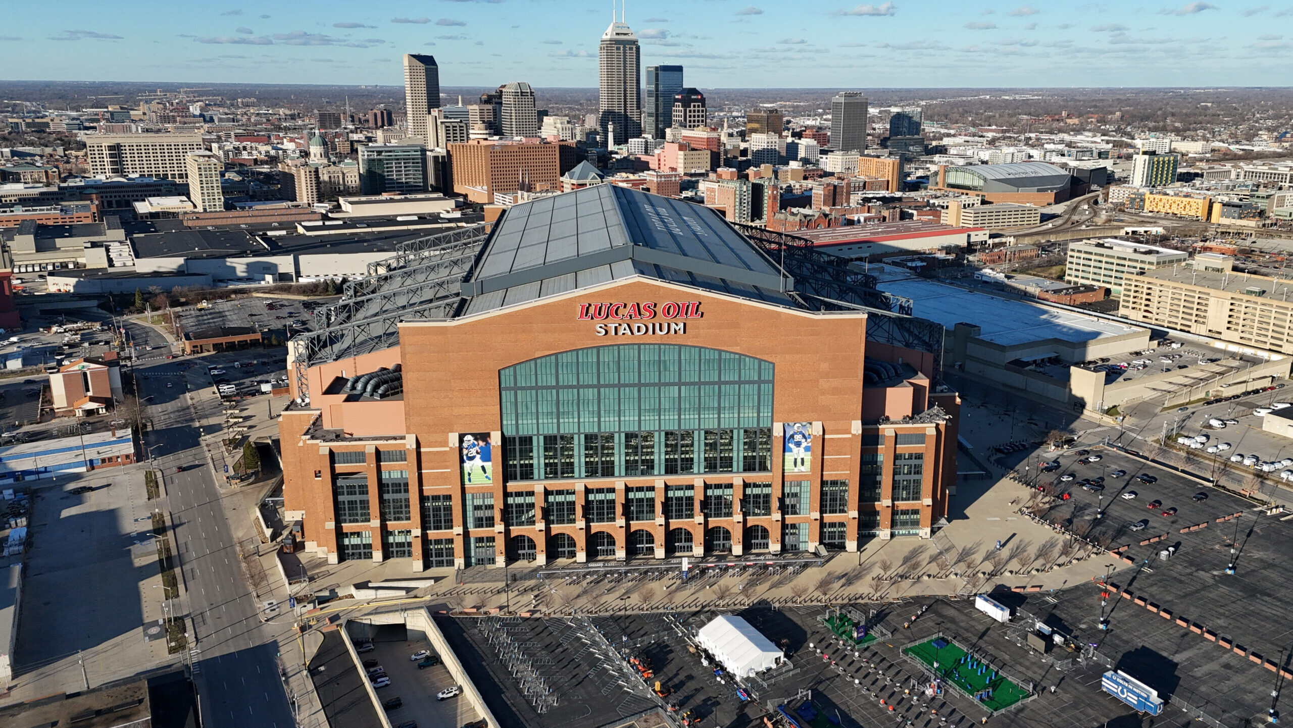 Lucas Oil Stadium, home of the 2024 NFL Combine