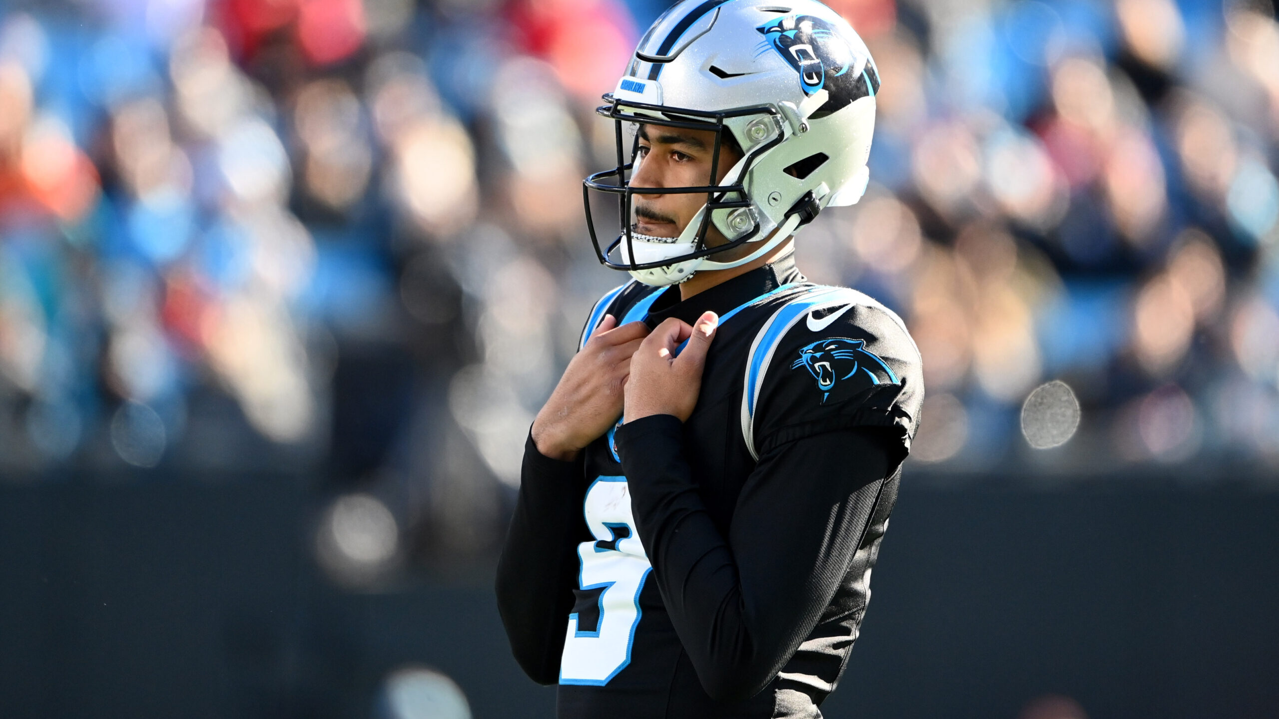 Carolina Panthers quarterback Bryce Young