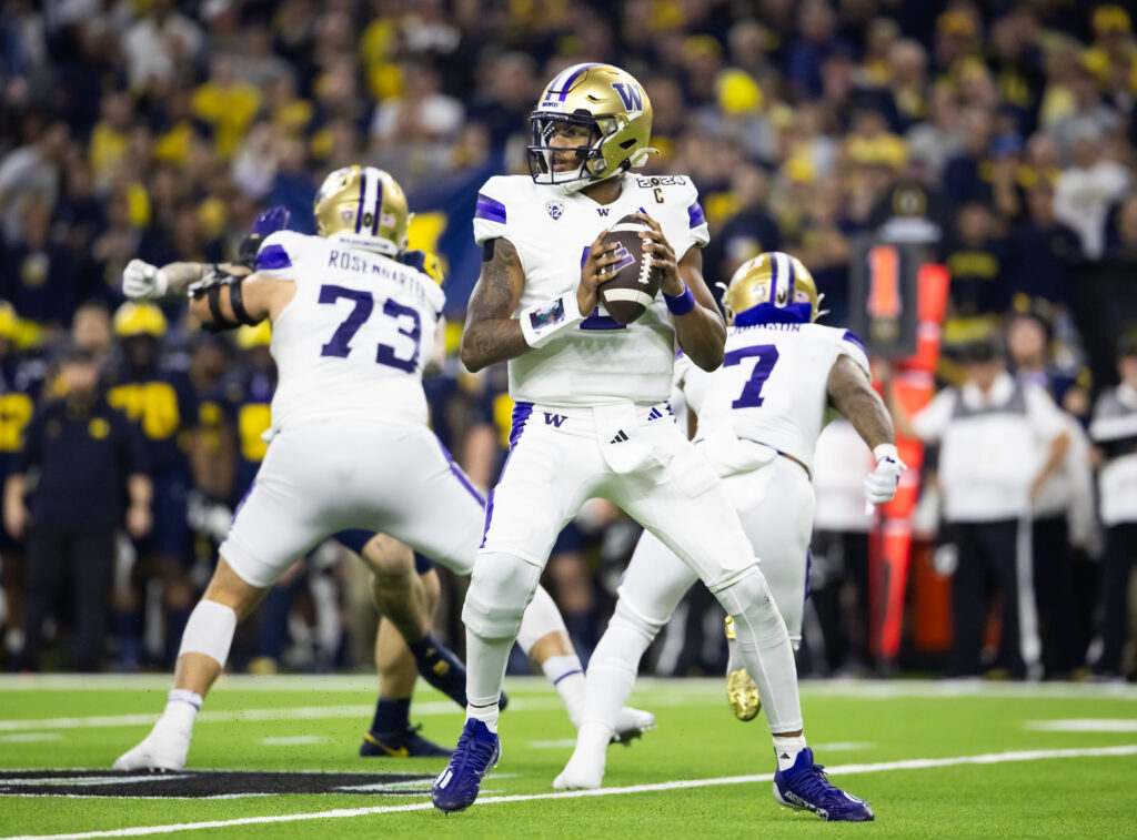 Michael Penix Jr. looks to throw