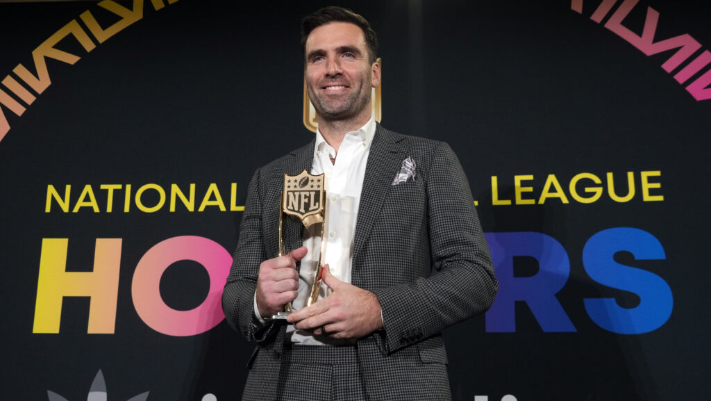 Then-Cleveland Browns quarterback Joe Flacco