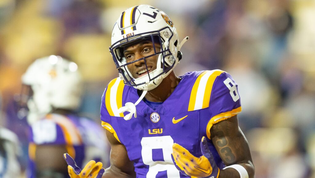 LSU Tigers wide receiver Malik Nabers