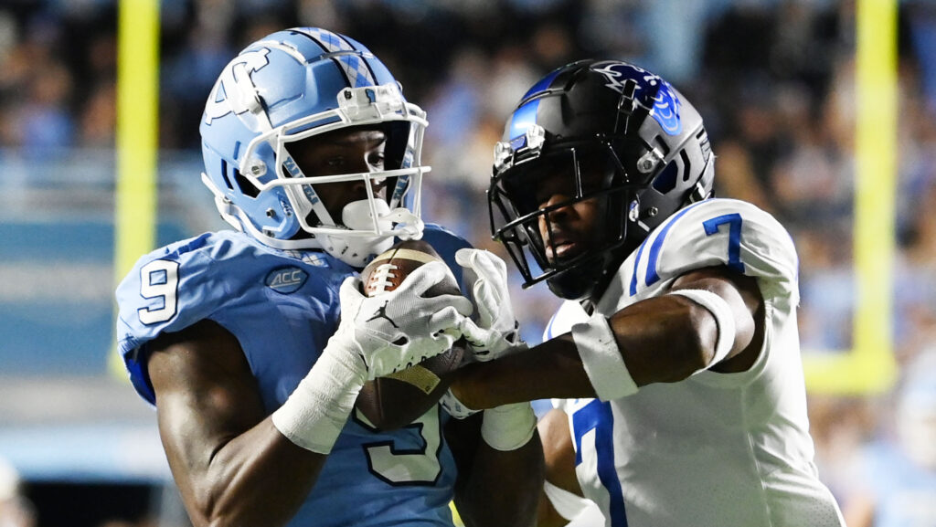 North Carolina Tar Heels wide receiver Devontez Walker