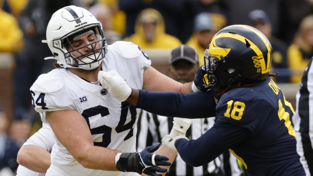 Penn State offensive lineman Hunter Norzad