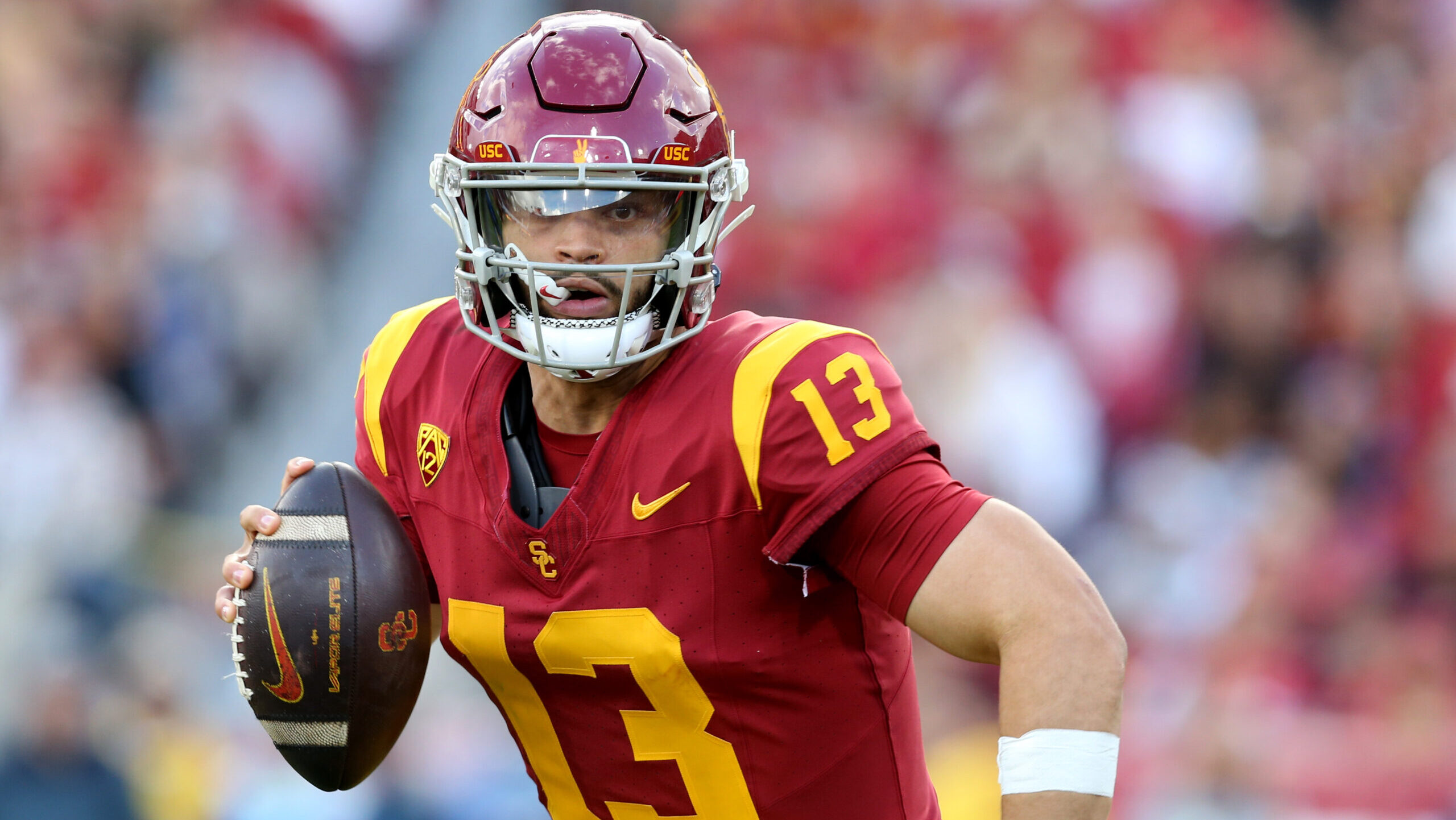 USC Trojans quarterback Caleb Williams