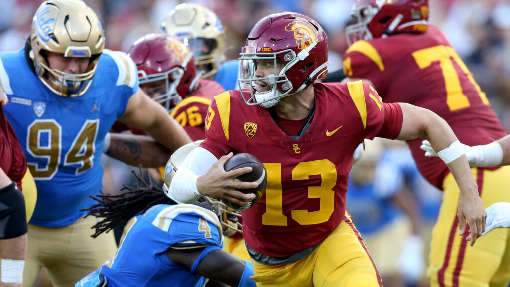 USC Trojans quarterback Caleb Williams