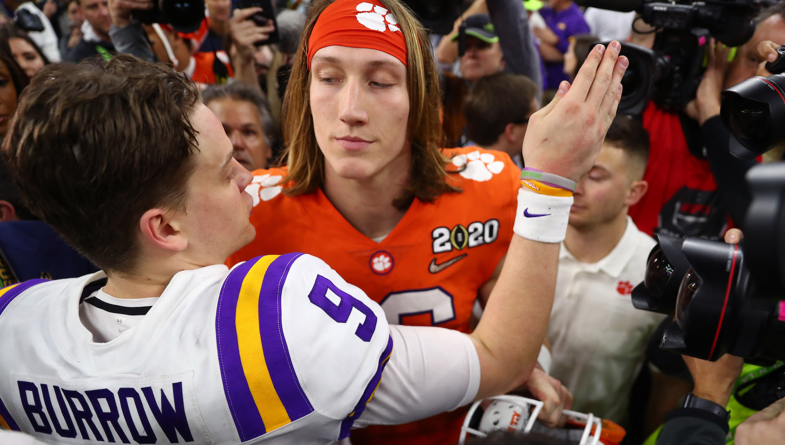 Quarterbacks Joe Burrow and Trevor Lawrence