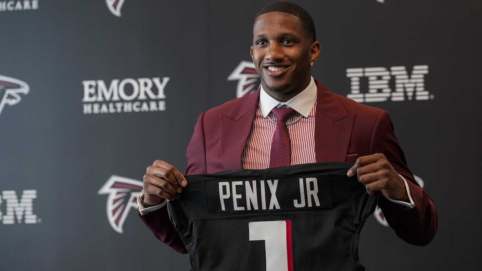 The Atlanta Falcons took QB Michael Penix Jr. eighth overall in the 2024 NFL Draft