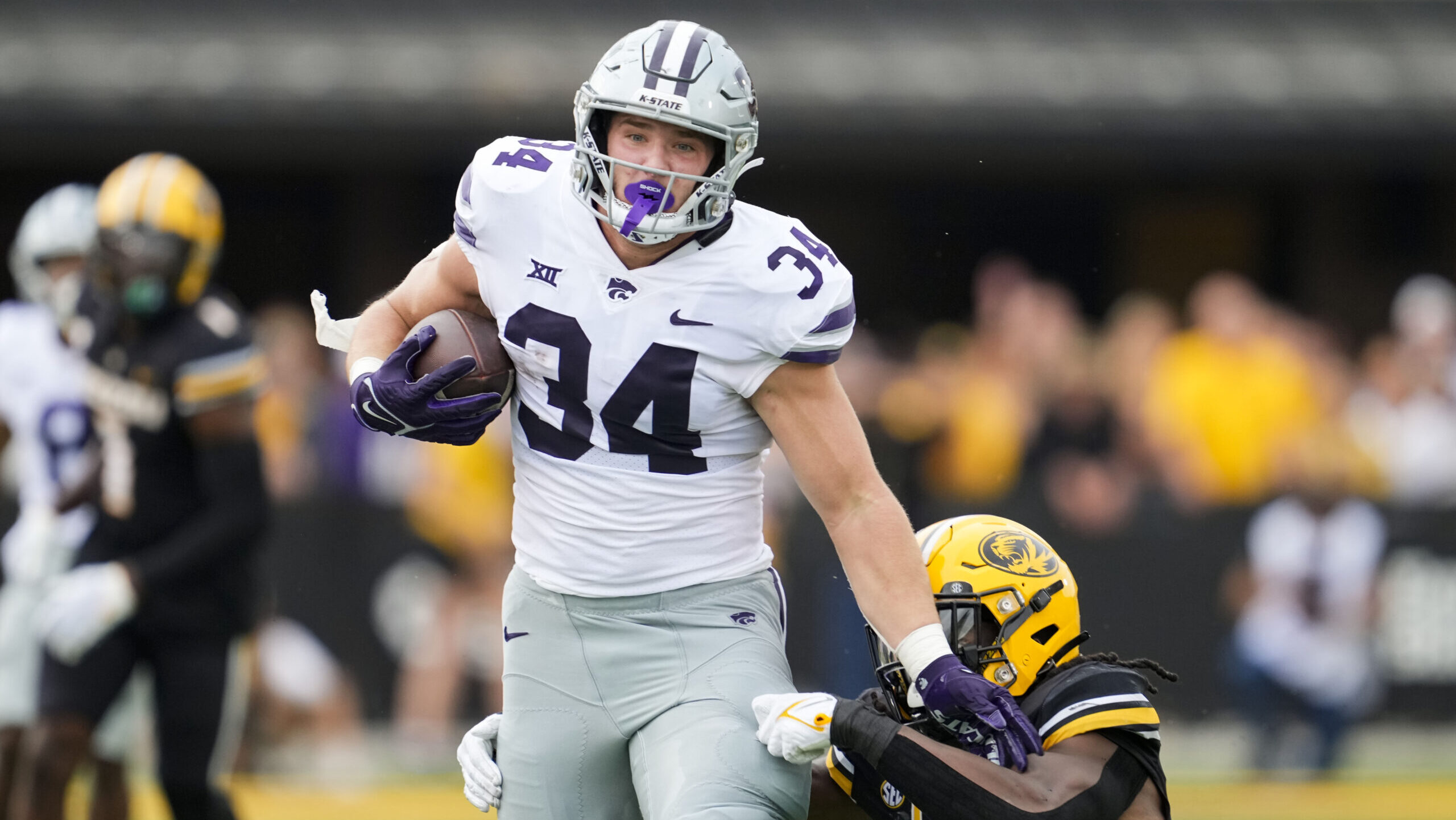 Kansas State Wildcats tight end Ben Sinnott