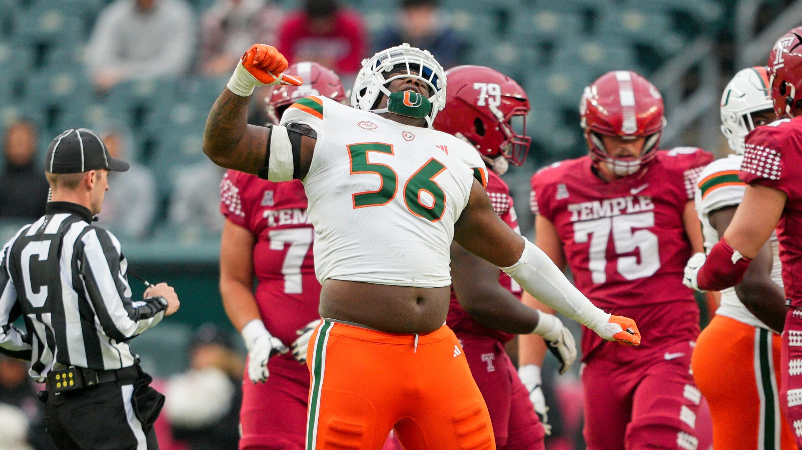 Miami Hurricanes defensive lineman Leonard Taylor III 