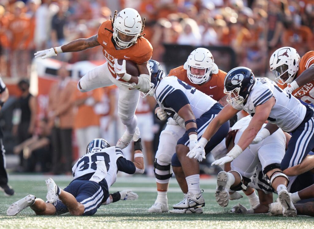 Texas running back Jonathon Brooks