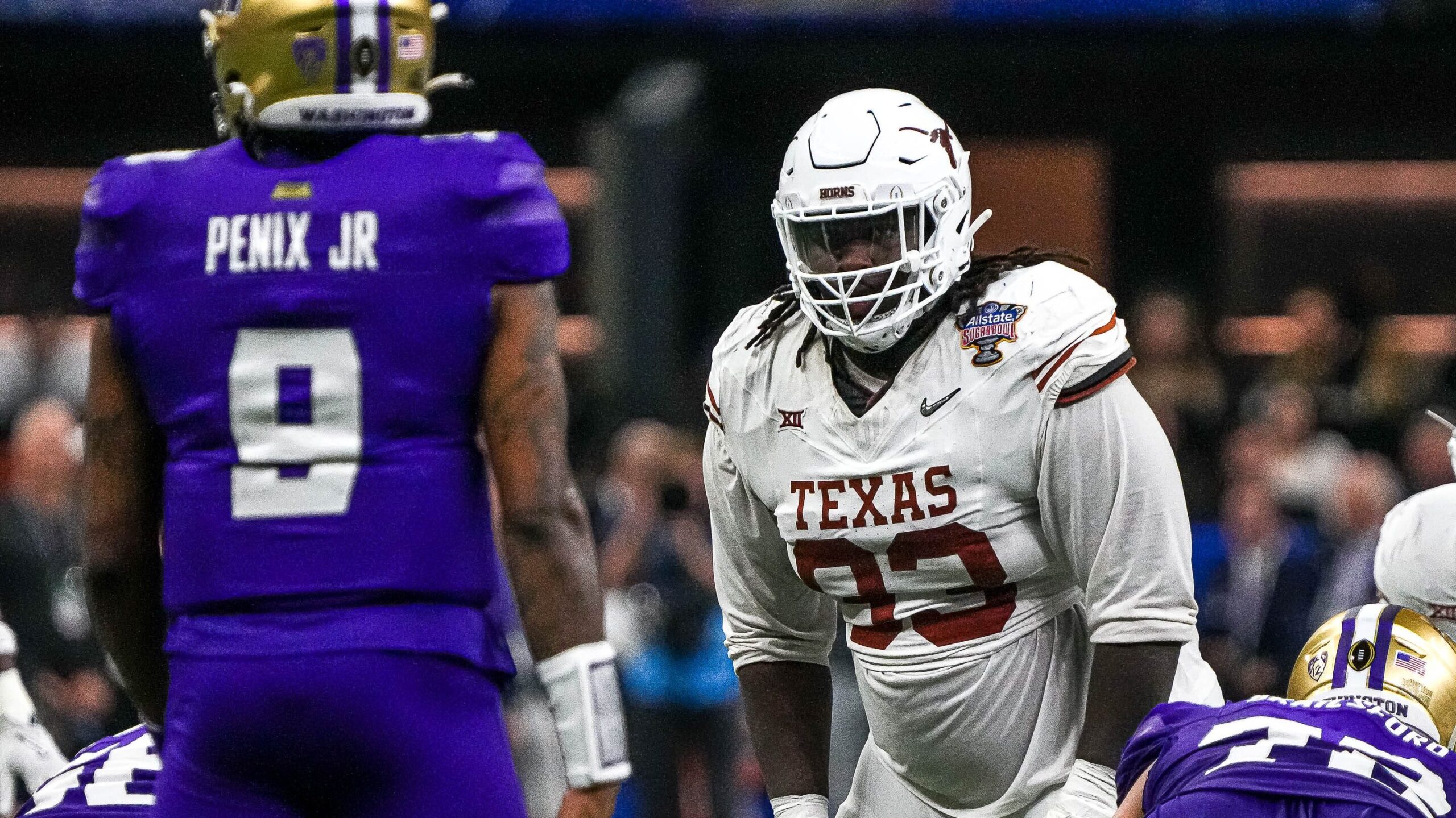 Texas Longhorns defensive lineman T'Vondre Sweat