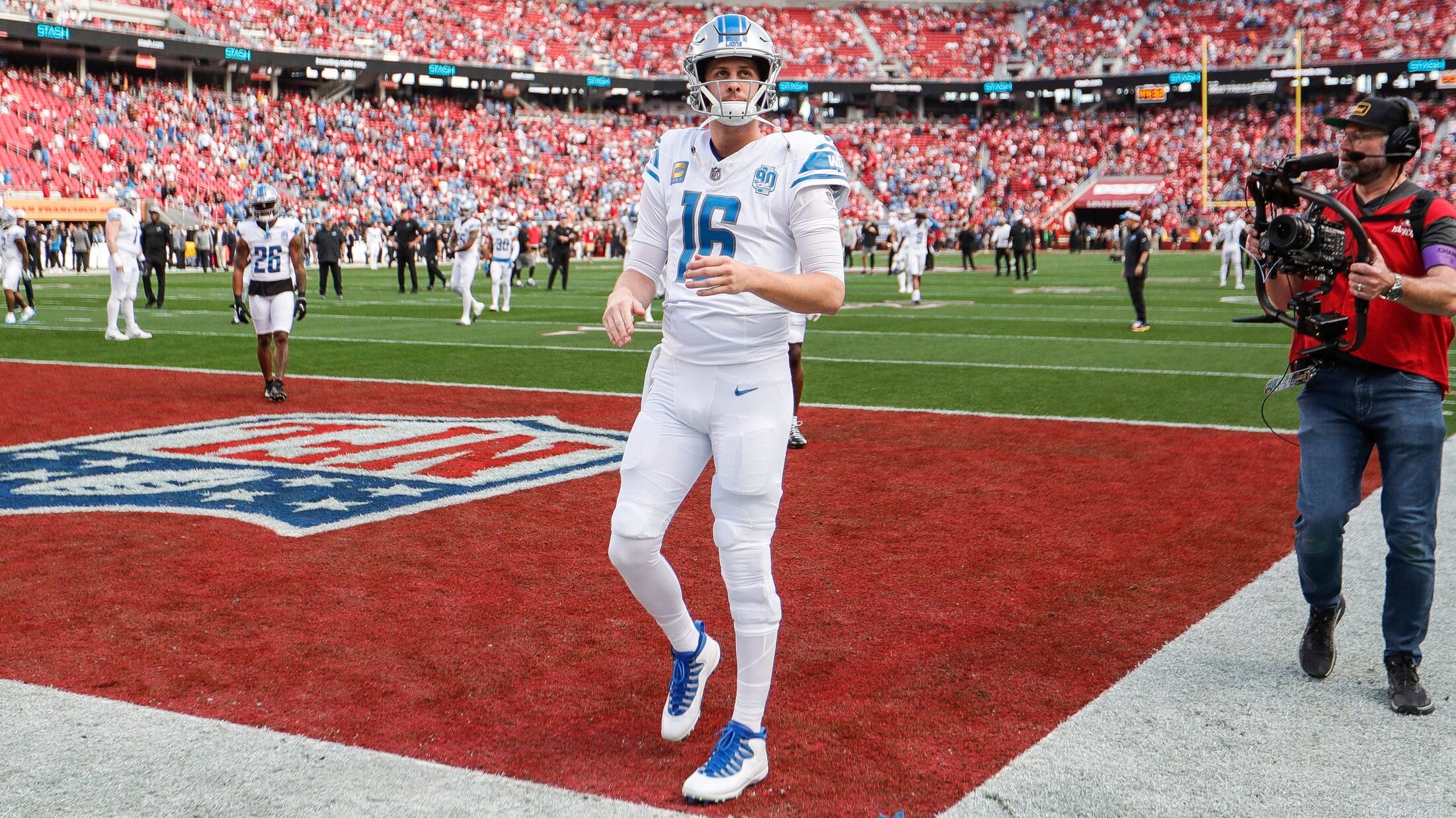 Lions quarterback Jared Goff 