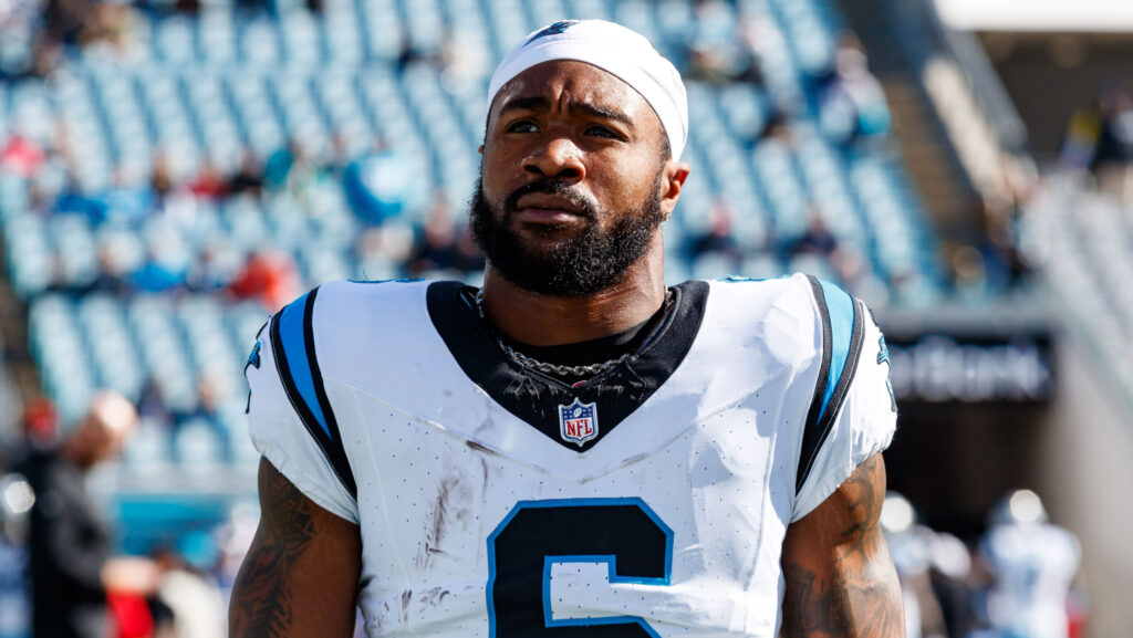 Carolina Panthers running back Miles Sanders
