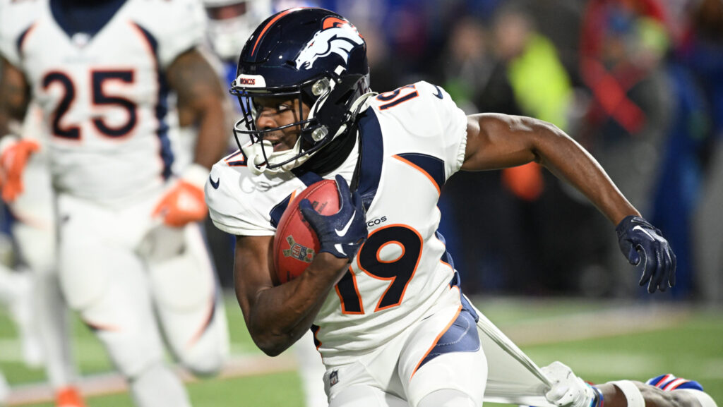 Denver Broncos wide receiver Marvin Mims
