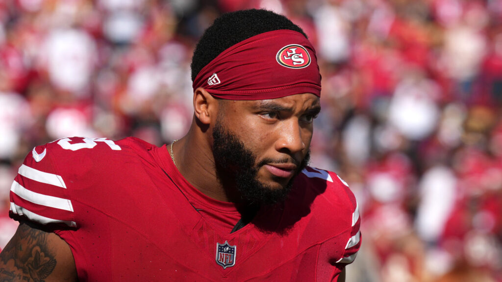 San Francisco 49ers running back Elijah Mitchell