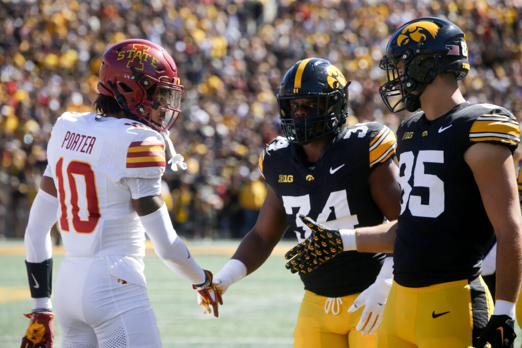 Iowa State cornerback Darien Porter