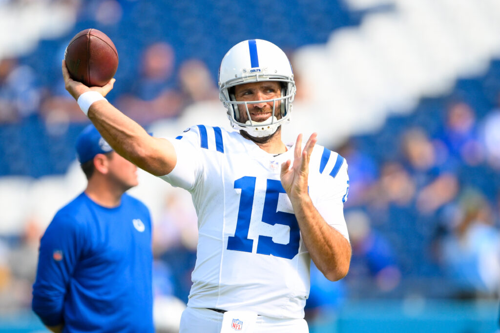 Indianapolis Colts quarterback Joe Flacco