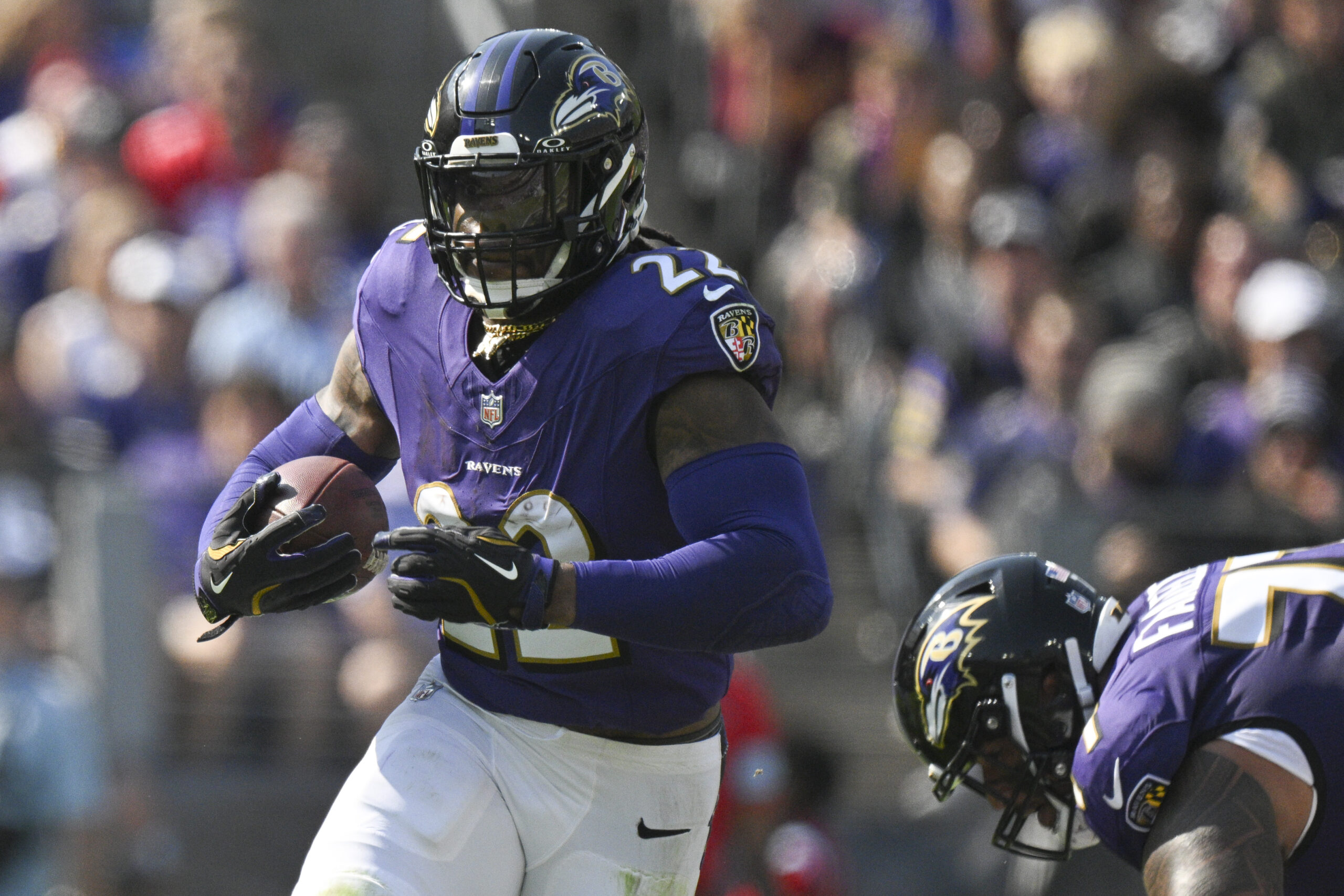 Baltimore Ravens running back Derrick Henry