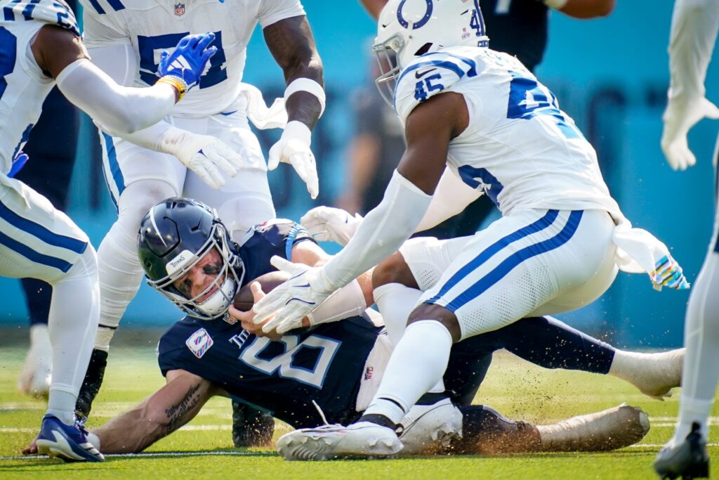 Tennessee Titans quarterback Will Levis