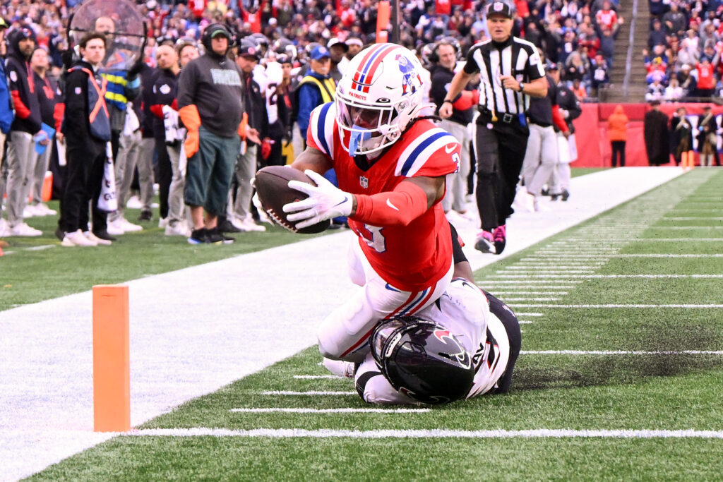 New England Patriots wide receiver DeMario Douglas