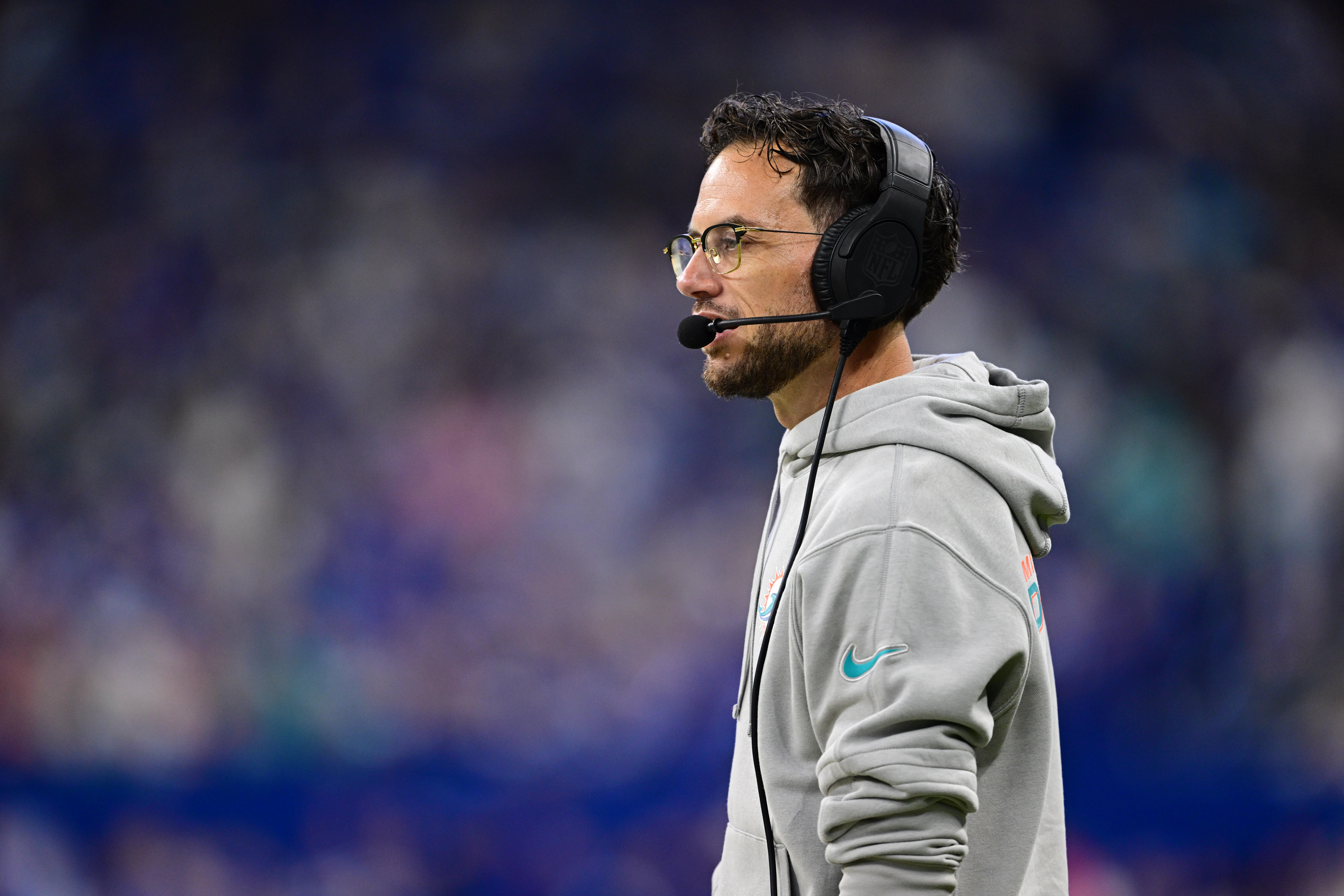 Miami Dolphins head coach Mike McDaniel