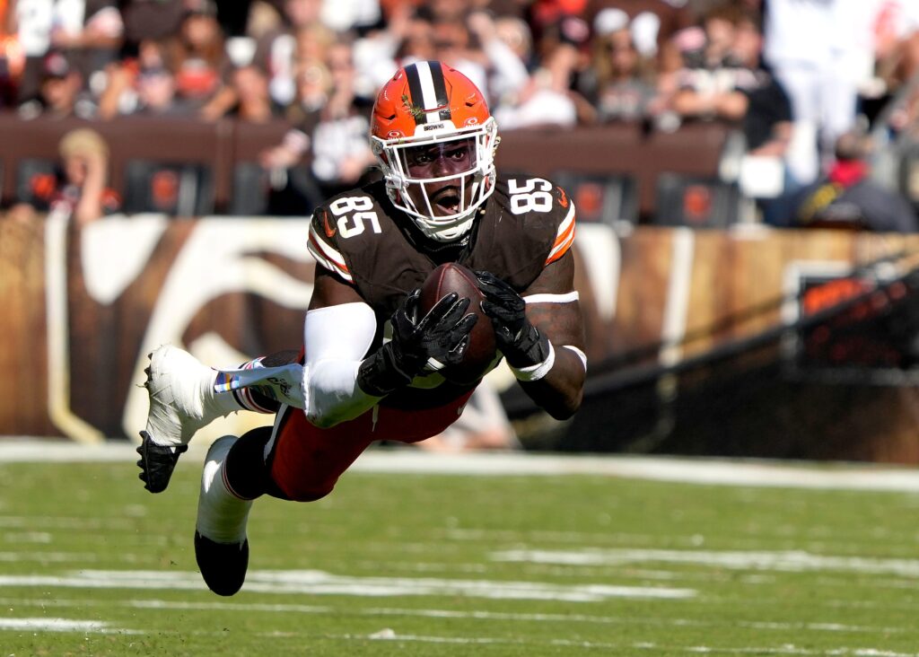 Cleveland Browns tight end David Njoku