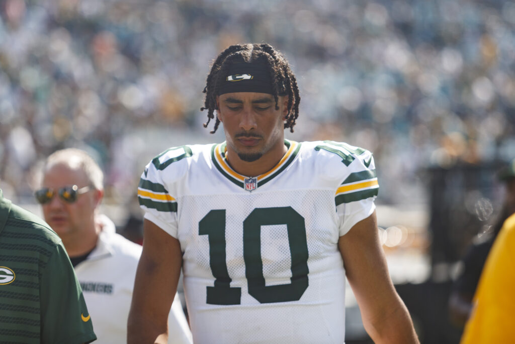 Green Bay Packers quarterback Jordan Love